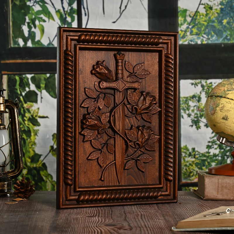 Home Decor Frames - Bingkai Foto Dinding Kayu Solid Ukiran