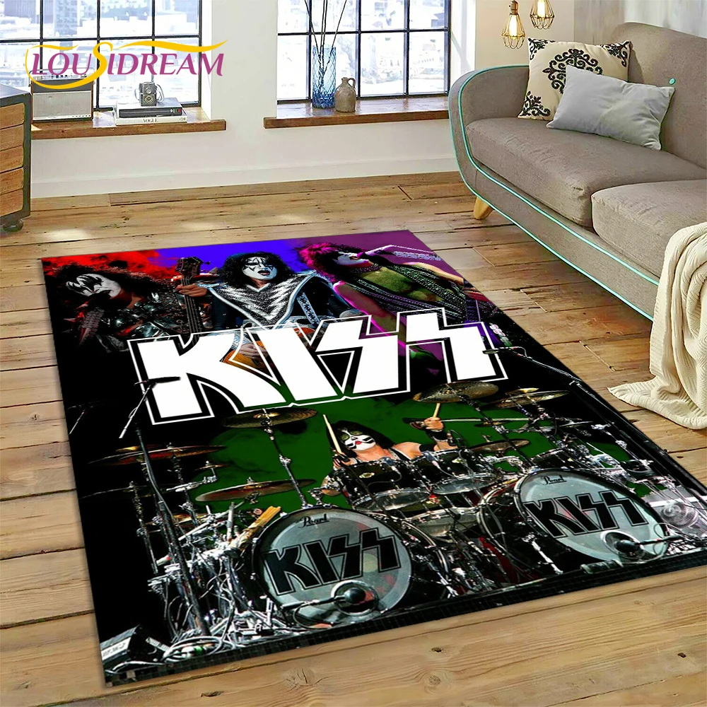 Home Decor Online Game - 3D Kiss Rock Band berat logam