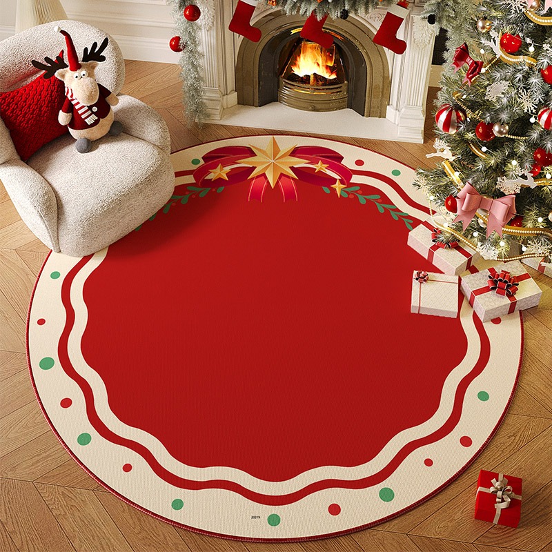 Home Decor Online Game - Karpet Ruang Tamu Bulat Anti-Selip Tahan