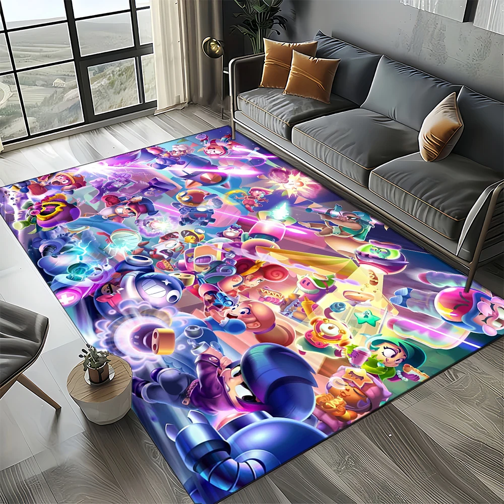 Home Decor Online Game - Karpet Permainan Kartun B-rawl Game S-Stars