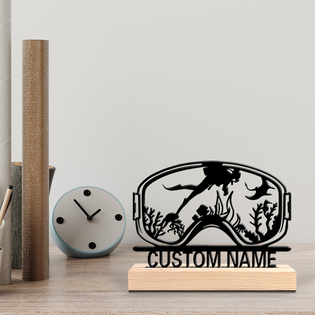 Home Decor Pinterest - 1pc Dekorasi Dinding Kayu Custom Lucu