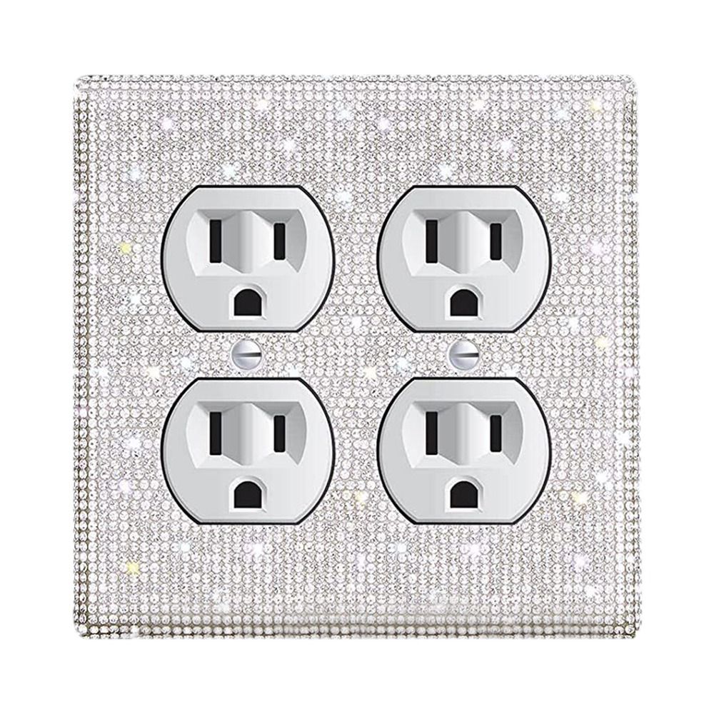 Home Decor Outlet - Stiker Panel Sakelar Stopkontak Bling, Penutup