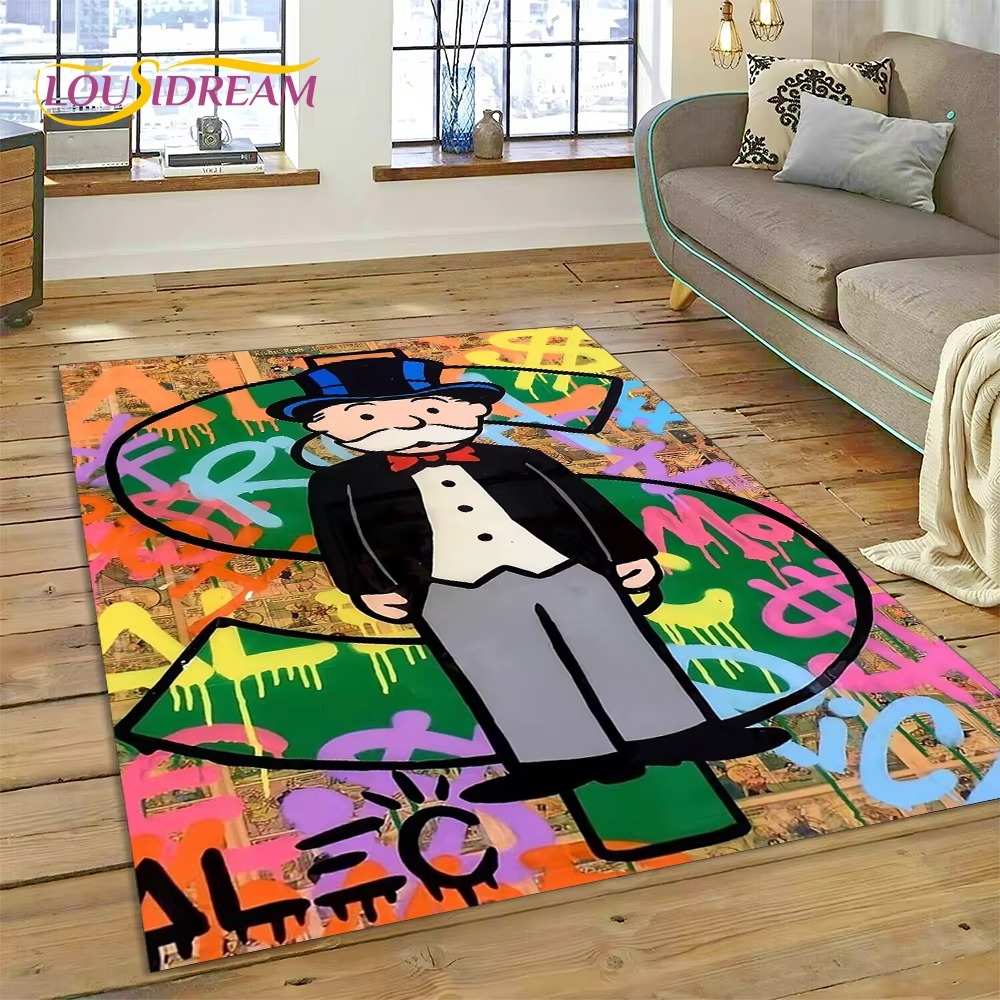 Home Decor Online Game - Karpet Uang Kartun Monopoli Dolar untuk