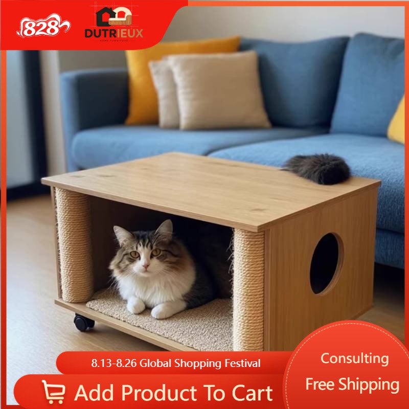 Home Decor On Wheels - Meja Samping Jepang Beroda Dekorasi Arab