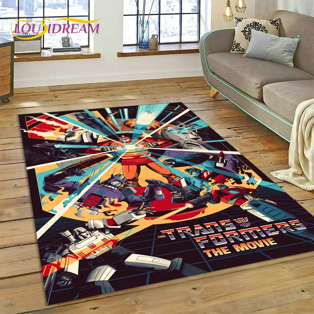 Home Decor Online Game - Karpet 3D Kartun T-transformers Autobots untuk
