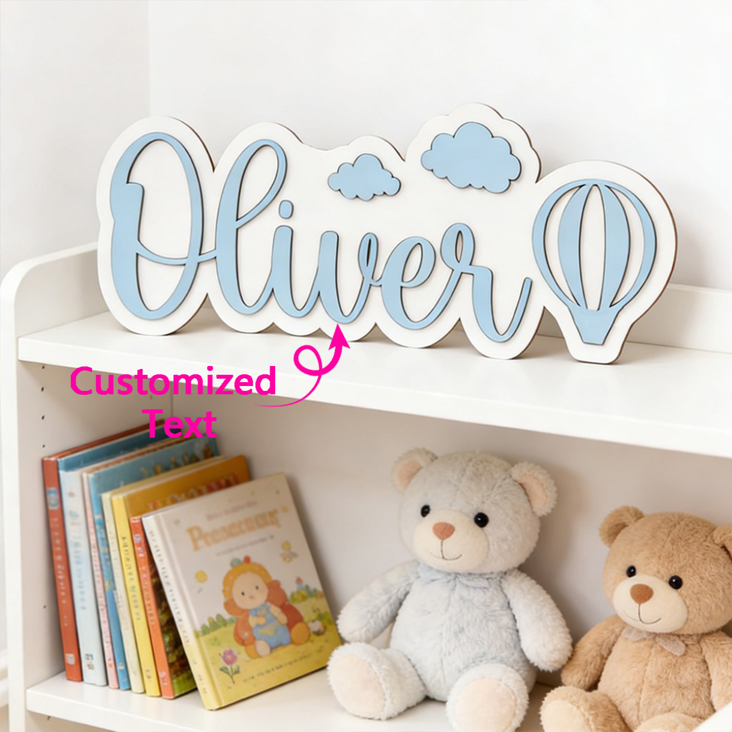 Home Decor Pinterest - Papan Nama Kamar Balon Udara Panas