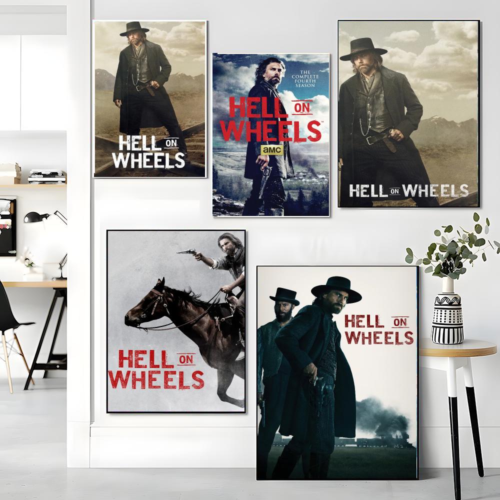 Home Decor On Wheels - Lukisan Kaligrafi Seri TV H-Hell on