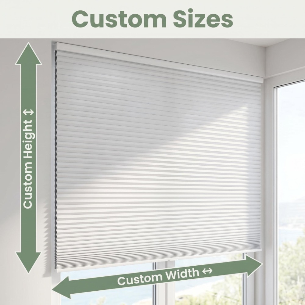 Tirai Sarang Lebah Kustom, Tir - Home Decor Window Blinds ulasan dan harga