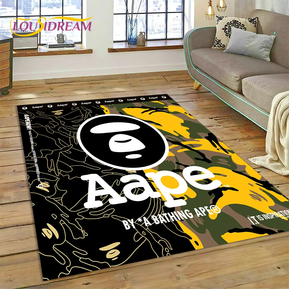 Karpet Mode B-BAPE Cetak 3D un - Home Decor Online Game ulasan dan harga