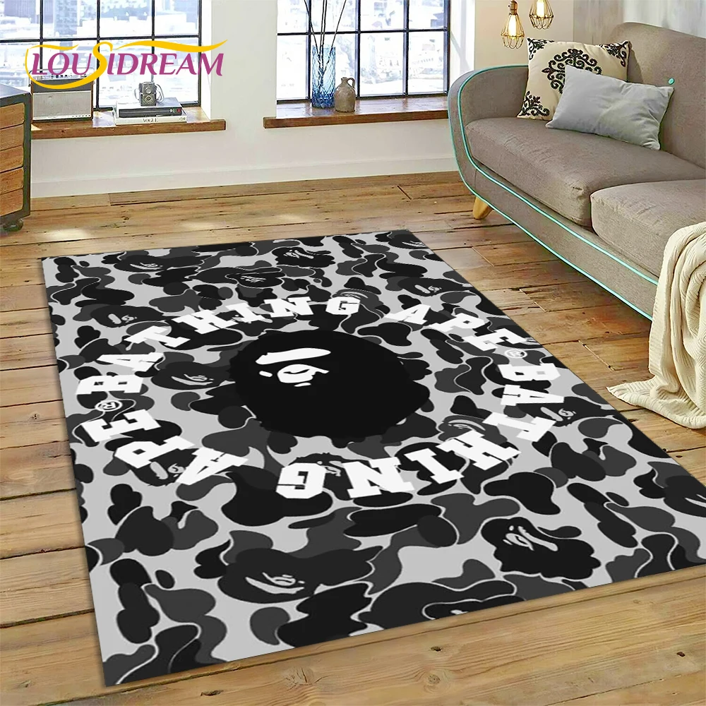 Karpet Mode B-BAPE Cetak 3D un - Home Decor Online Game ulasan dan harga