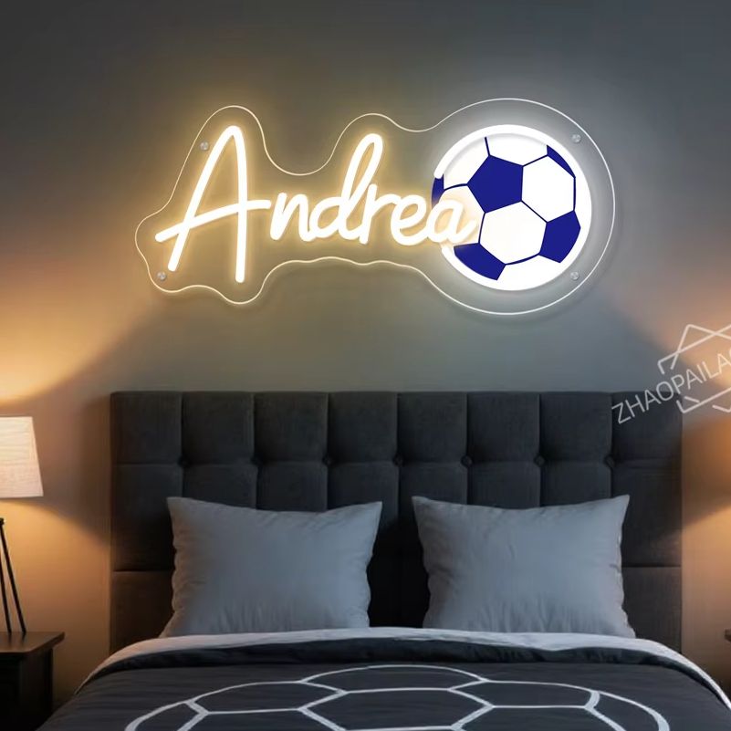 Lampu Neon Nama Kustom untuk A - Home Decor Nearby ulasan dan harga
