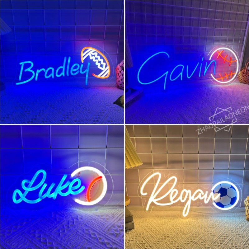 Lampu Neon Nama Kustom untuk A - Home Decor Nearby ulasan dan harga