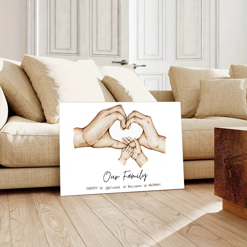Lukisan Kanvas Nama Keluarga K - Home Decor Wall Pictures ulasan dan harga