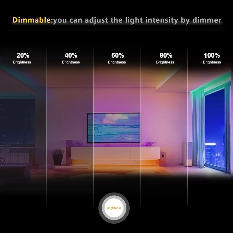 Penjualan Panas Dotless RGB Di - Led Strip Lights ulasan dan harga