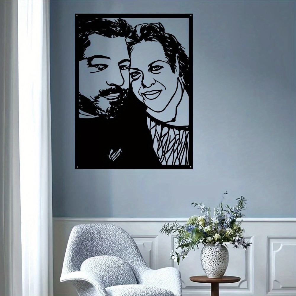 1 buah Potret Foto Logam Berbi - Home Decor Frames ulasan dan harga