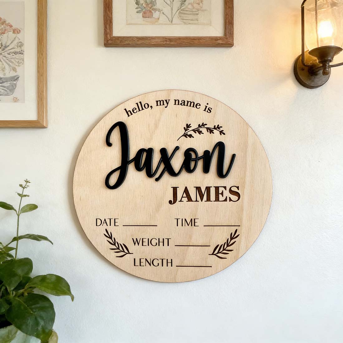 1 Buah Tanda Pengumuman Bayi K - Home Decor Pinterest ulasan dan harga