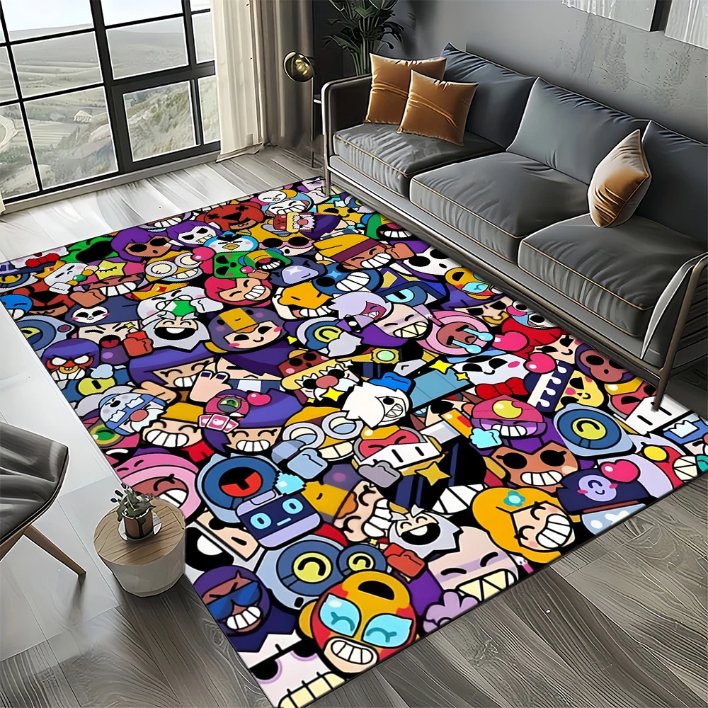 Karpet Permainan Kartun B-rawl - Home Decor Online Game ulasan dan harga