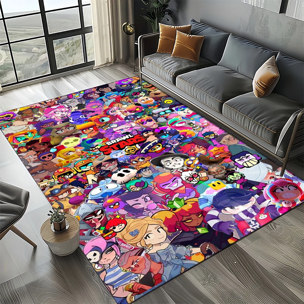 Karpet Permainan Kartun B-rawl - Home Decor Online Game ulasan dan harga