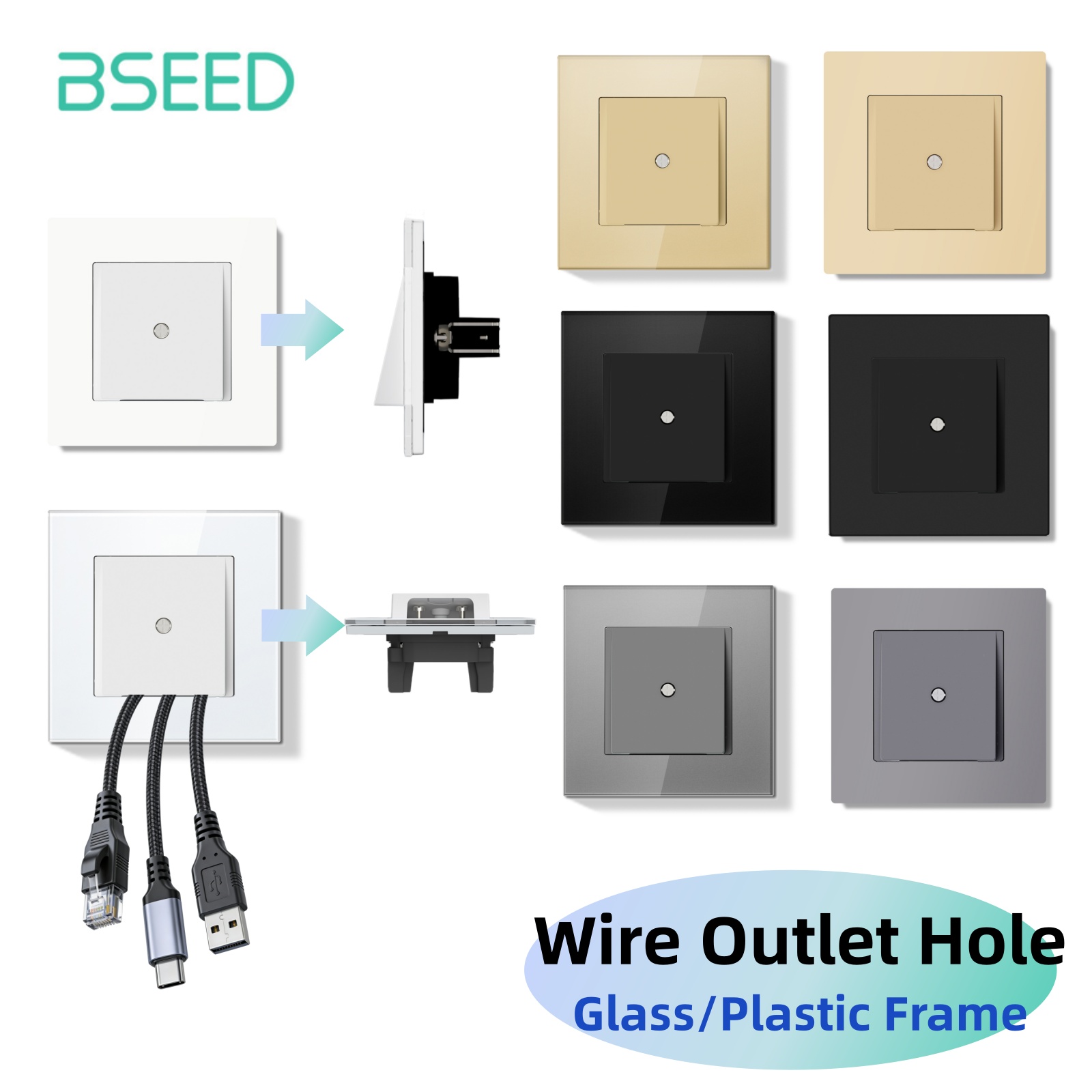 Penutup Lubang Kabel Dinding S - Home Decor Outlet ulasan dan harga