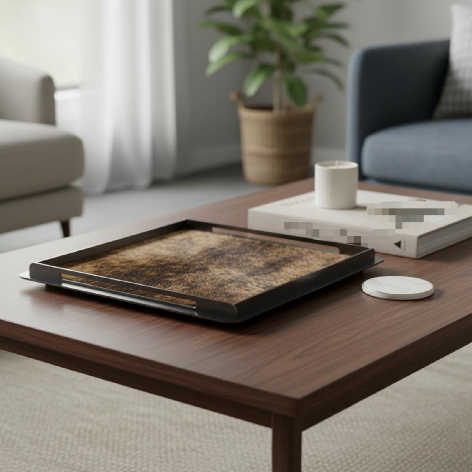 Nampan Hias Bulu Kuda Dekorasi - Home Decor Frames ulasan dan harga