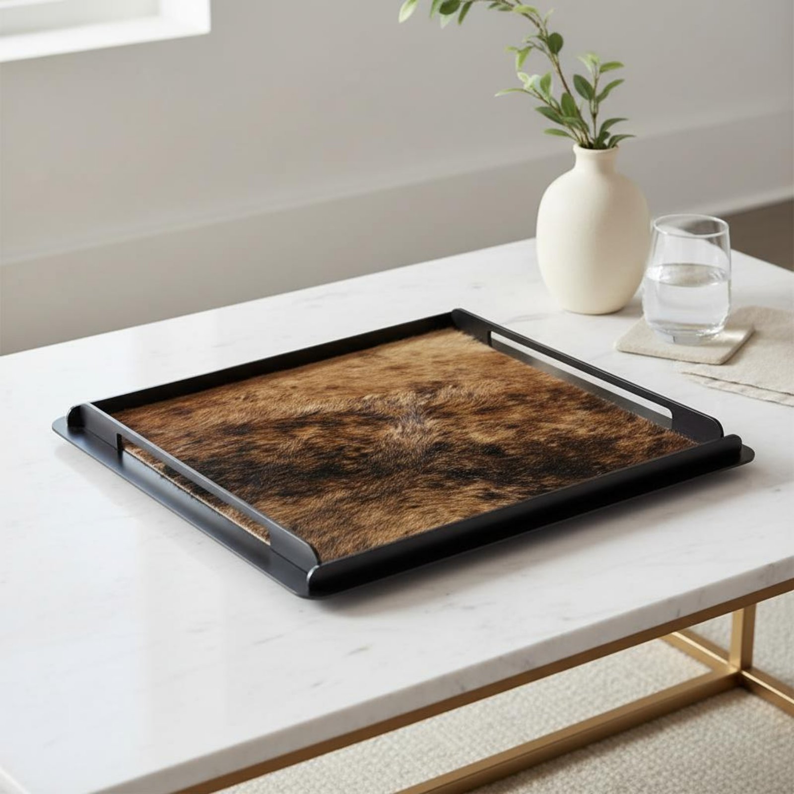 Nampan Hias Bulu Kuda Dekorasi - Home Decor Frames ulasan dan harga