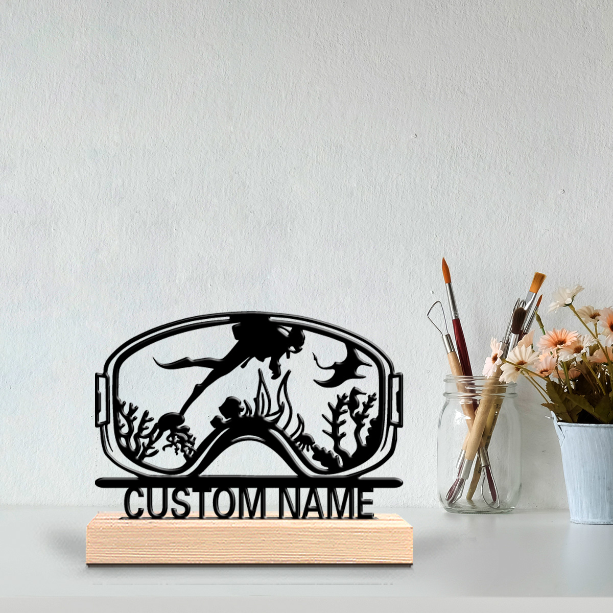 1pc Dekorasi Dinding Kayu Cust - Home Decor Pinterest ulasan dan harga