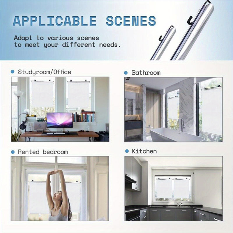 Roller Tirai Jendela Tirai War - Home Decor Window Blinds ulasan dan harga