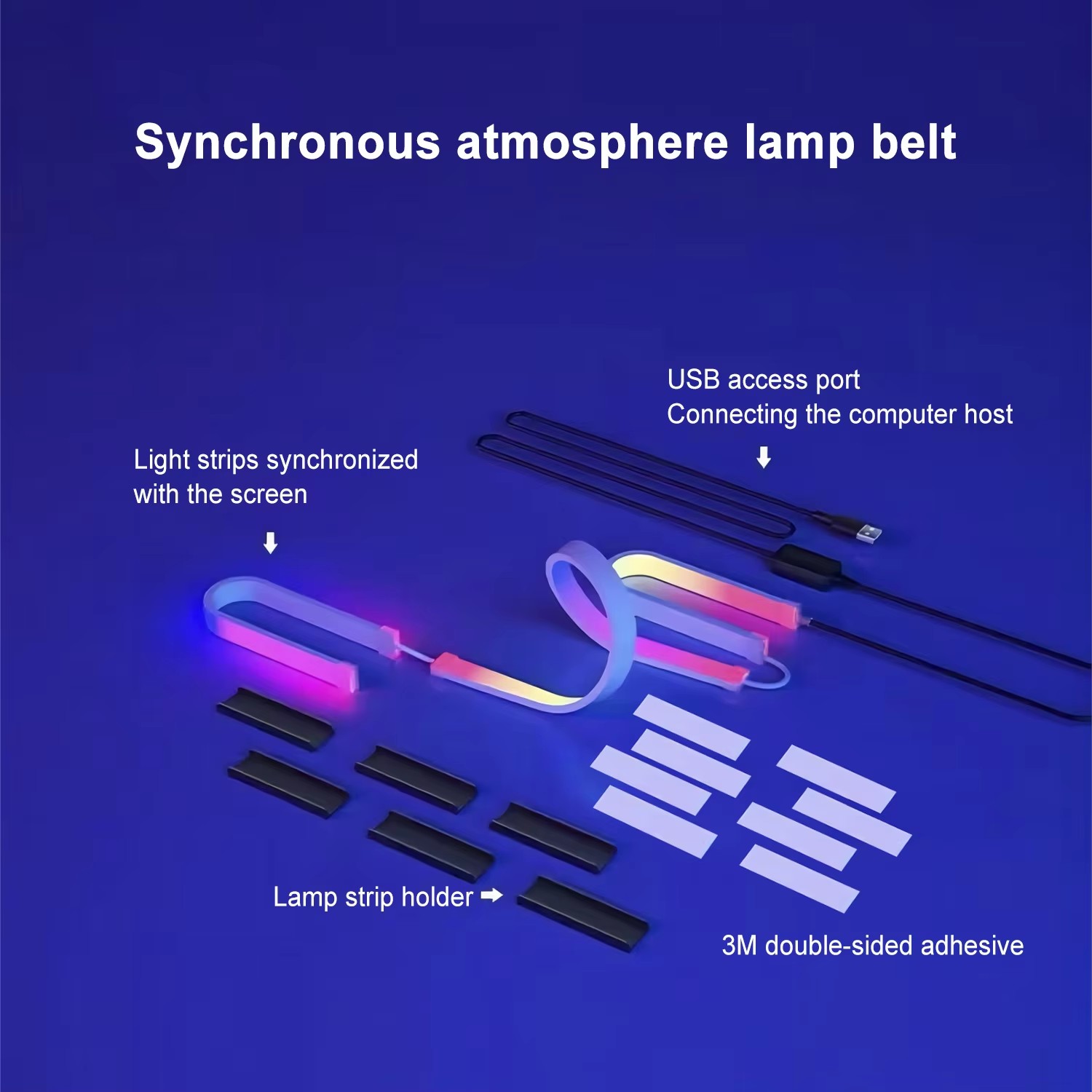Lampu Gaming RGB Strip Lampu L - Led Strip Lights ulasan dan harga