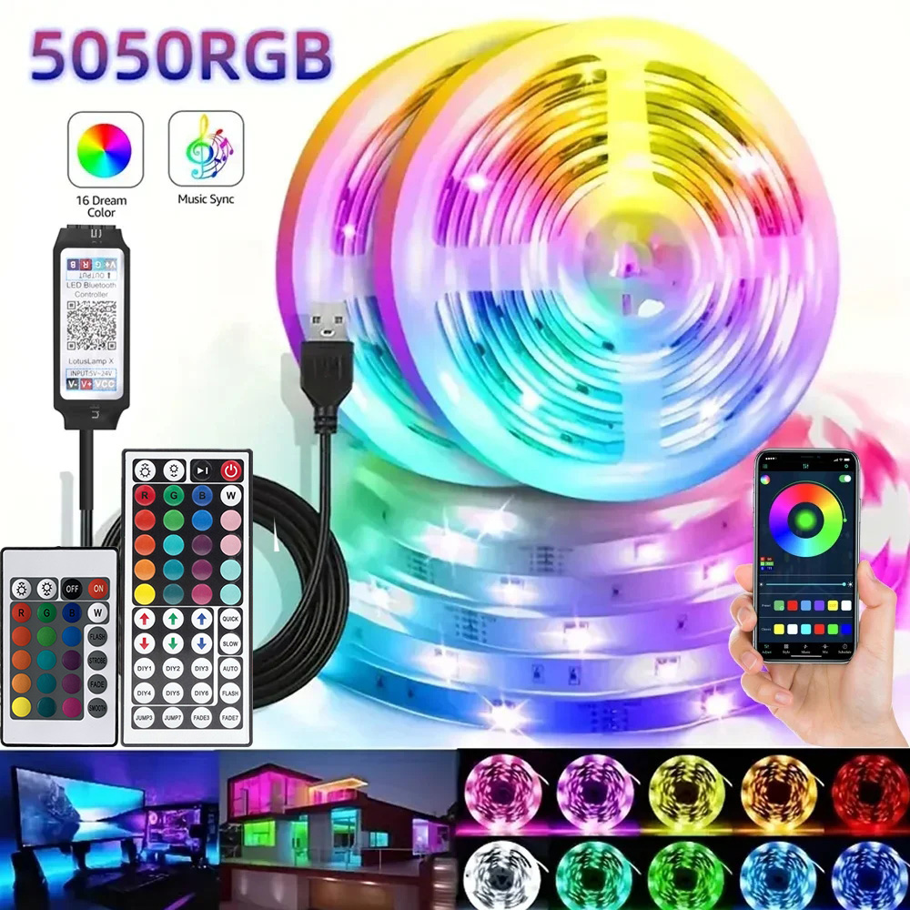 Lampu Strip LED RGB Pintar unt - Led Strip Lights ulasan dan harga