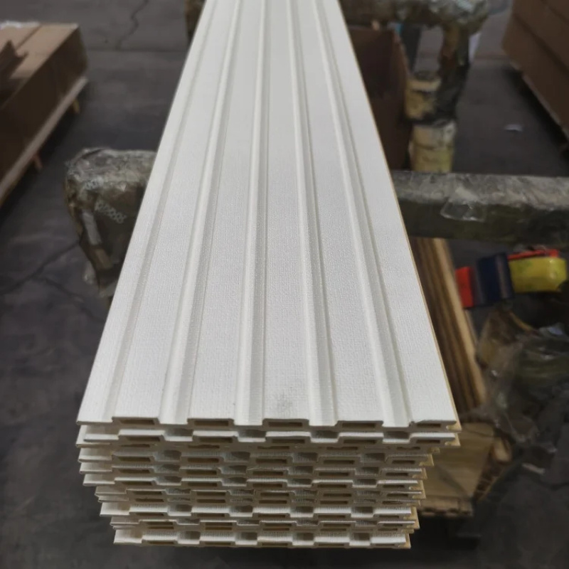 Panel Dinding Kayu Oak Beralur - Home Decor Wpc Panel ulasan dan harga