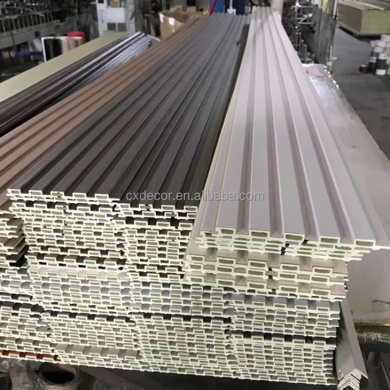 Panel Dinding Kayu Oak Beralur - Home Decor Wpc Panel ulasan dan harga