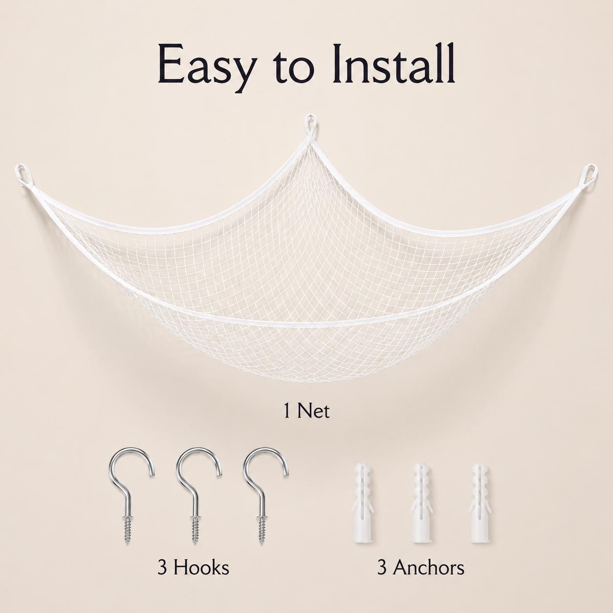 Jaring Penyimpanan Mainan Gant - Home Decor Pinterest ulasan dan harga