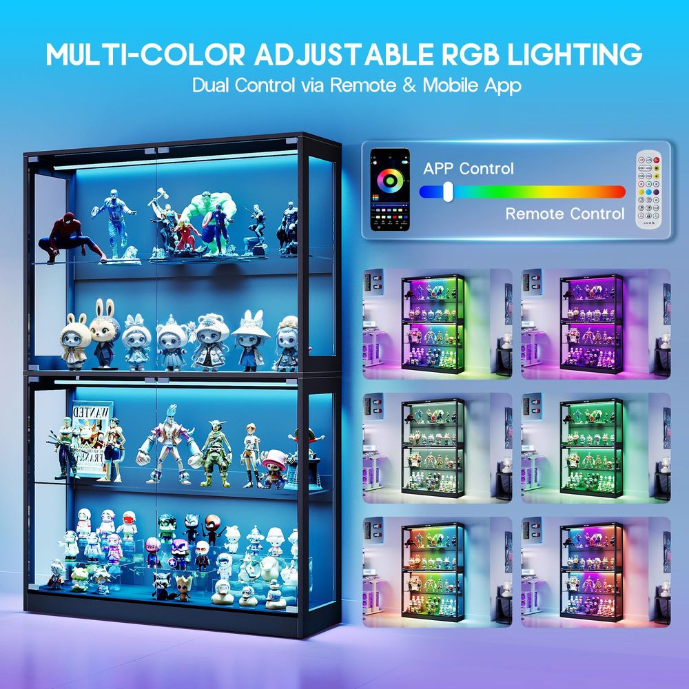 Lemari dengan Strip Lampu LED, - Led Strip Lights ulasan dan harga