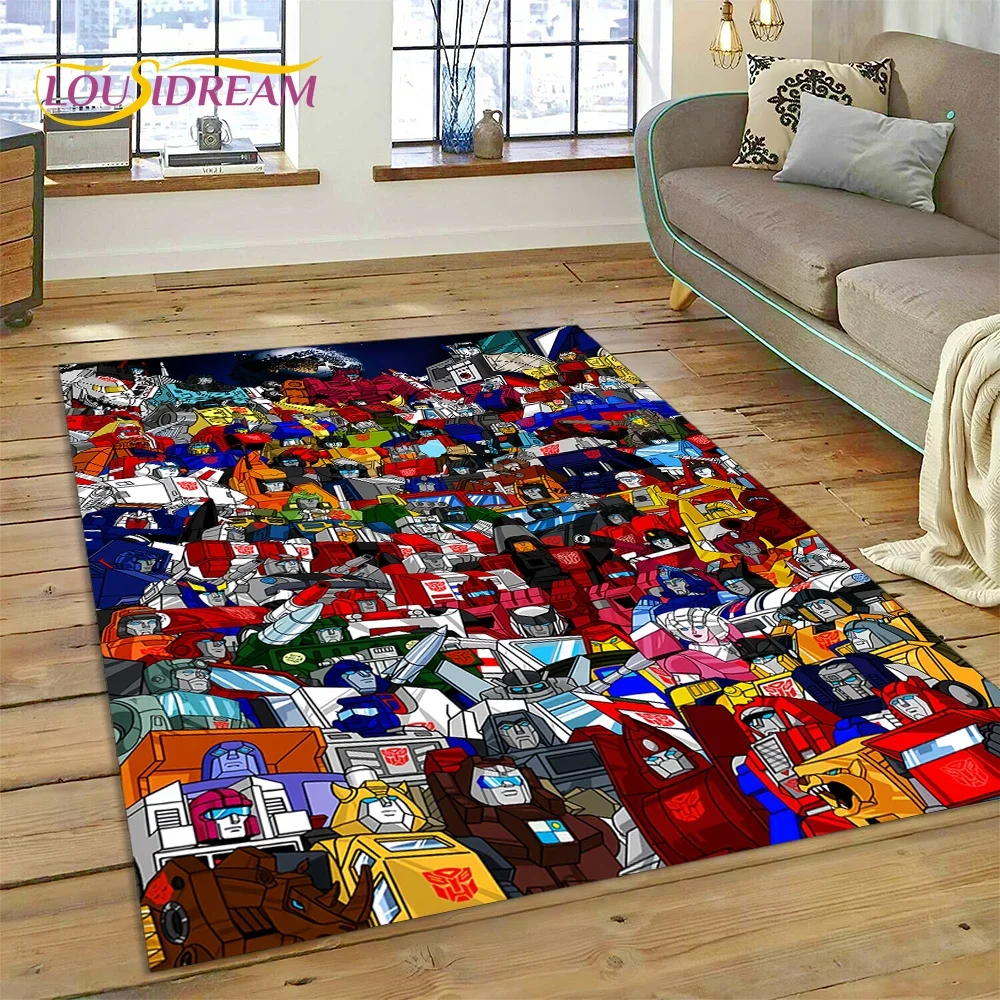 Karpet 3D Kartun T-transformer - Home Decor Online Game ulasan dan harga