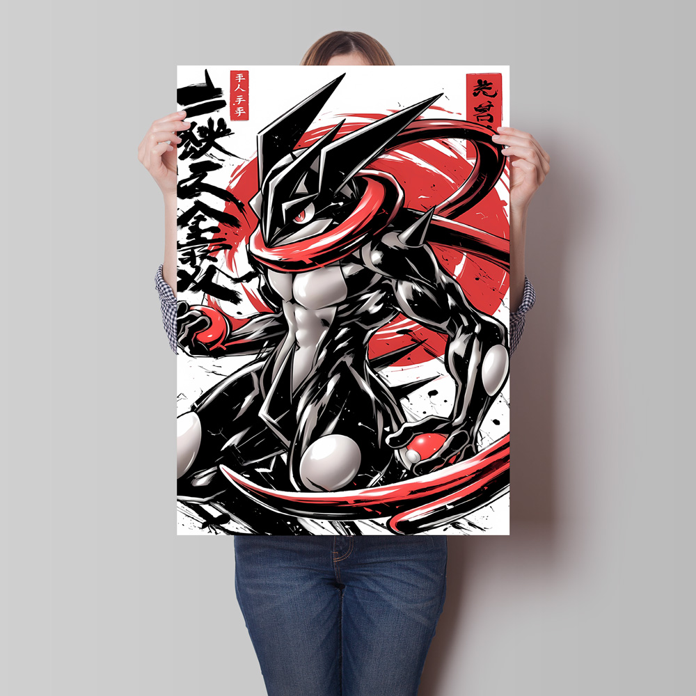 Cetakan Kanvas Pokemon Greninj - Home Decor Free Images ulasan dan harga