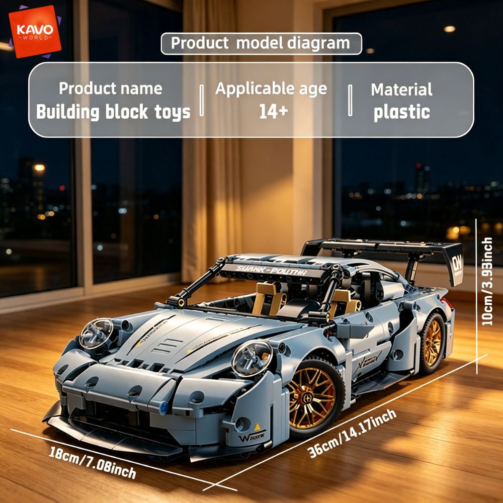KAVOWORLD 973pcs Mainan Keren  - Home Decor On Wheels ulasan dan harga