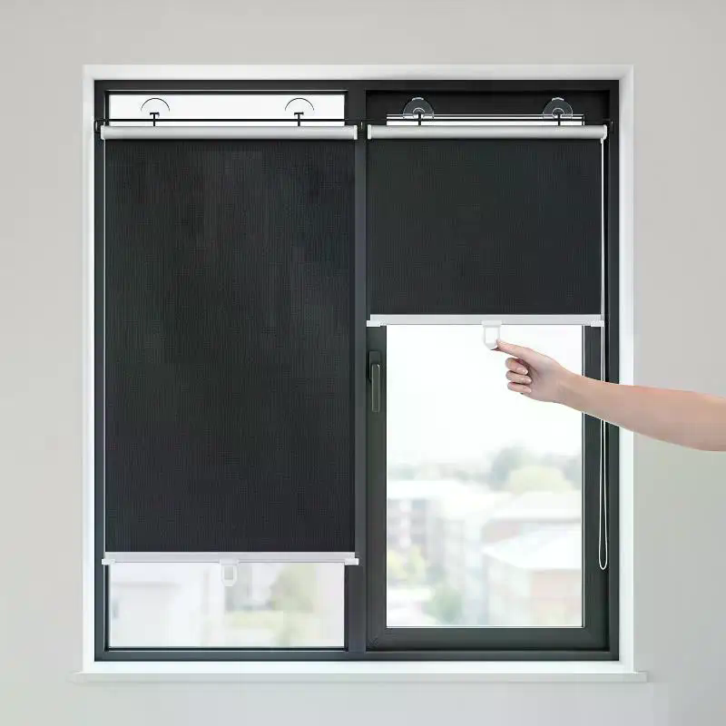 Tirai Jendela Tanpa Bor, Anti  - Home Decor Window Blinds ulasan dan harga