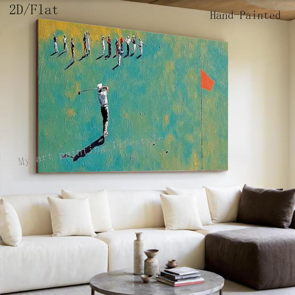 100% Lukisan Minyak Abstrak Bu - Home Decor Free Images ulasan dan harga
