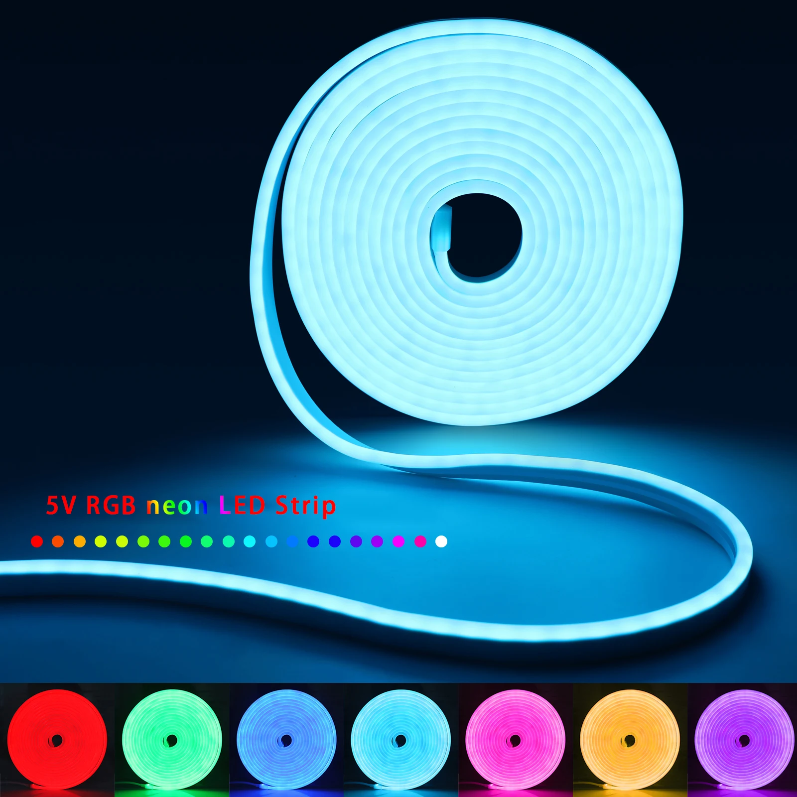 Lampu Strip LED Neon RGB 1-5m  - Led Strip Lights ulasan dan harga